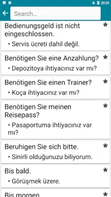 German - Turkish android App screenshot 5