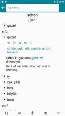 German - Turkish android App screenshot 6